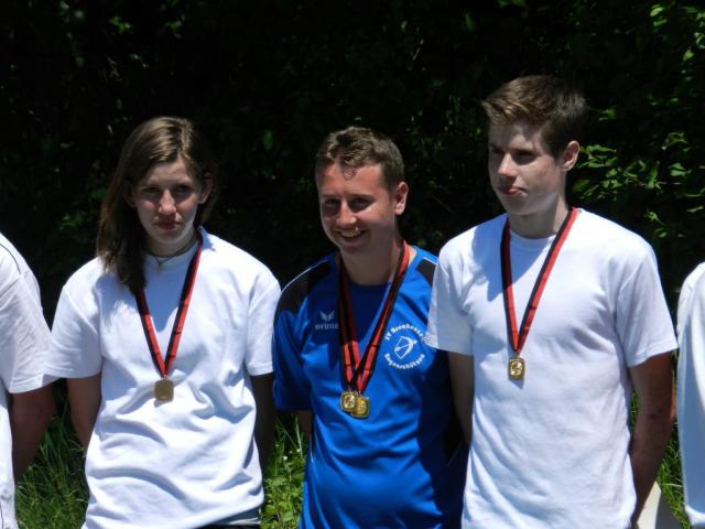 Jugendmannschaft - Natalie Venohr, Adrian Eckel, Simon Seidel